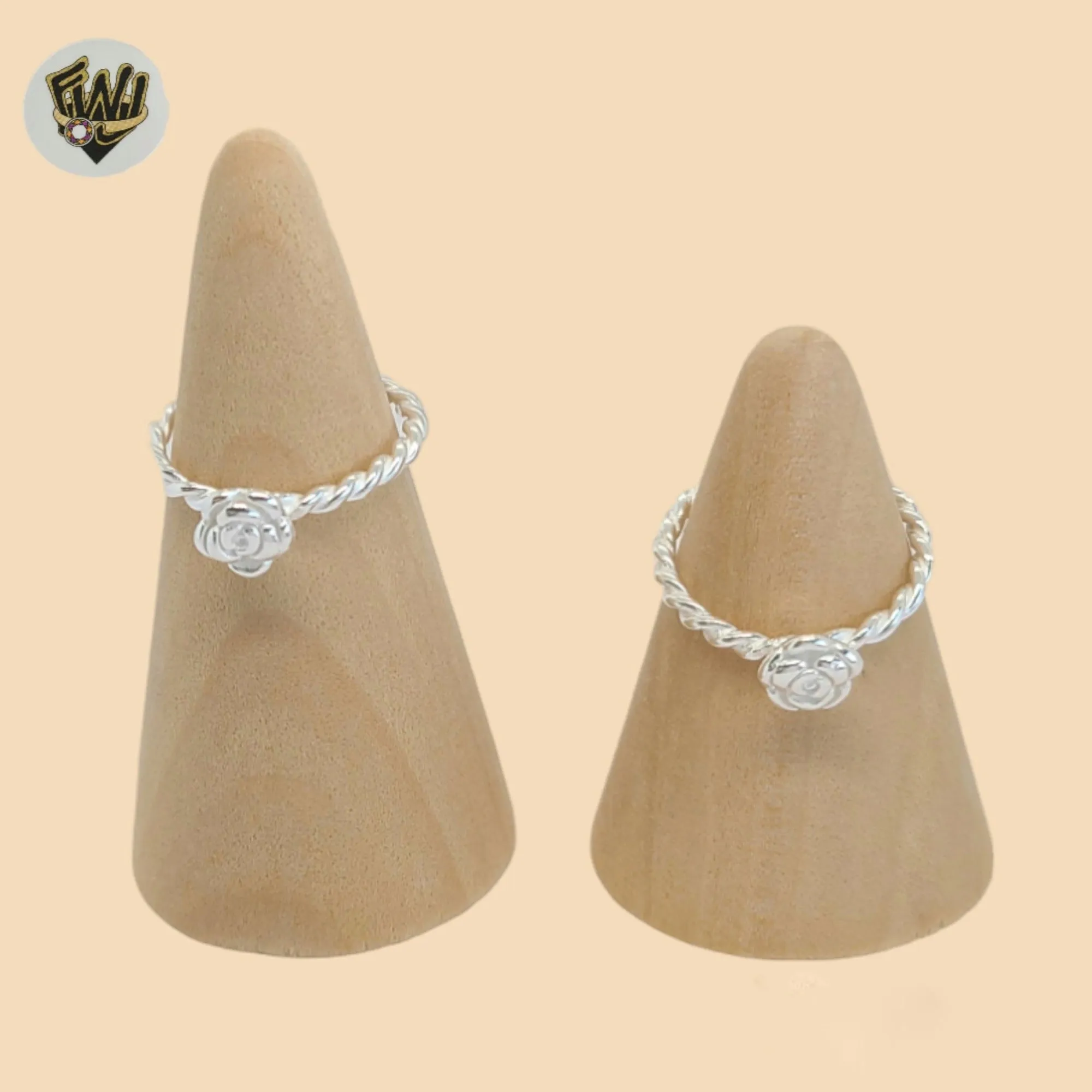 (2-5019-1) 925 Sterling Silver - Flower Ring