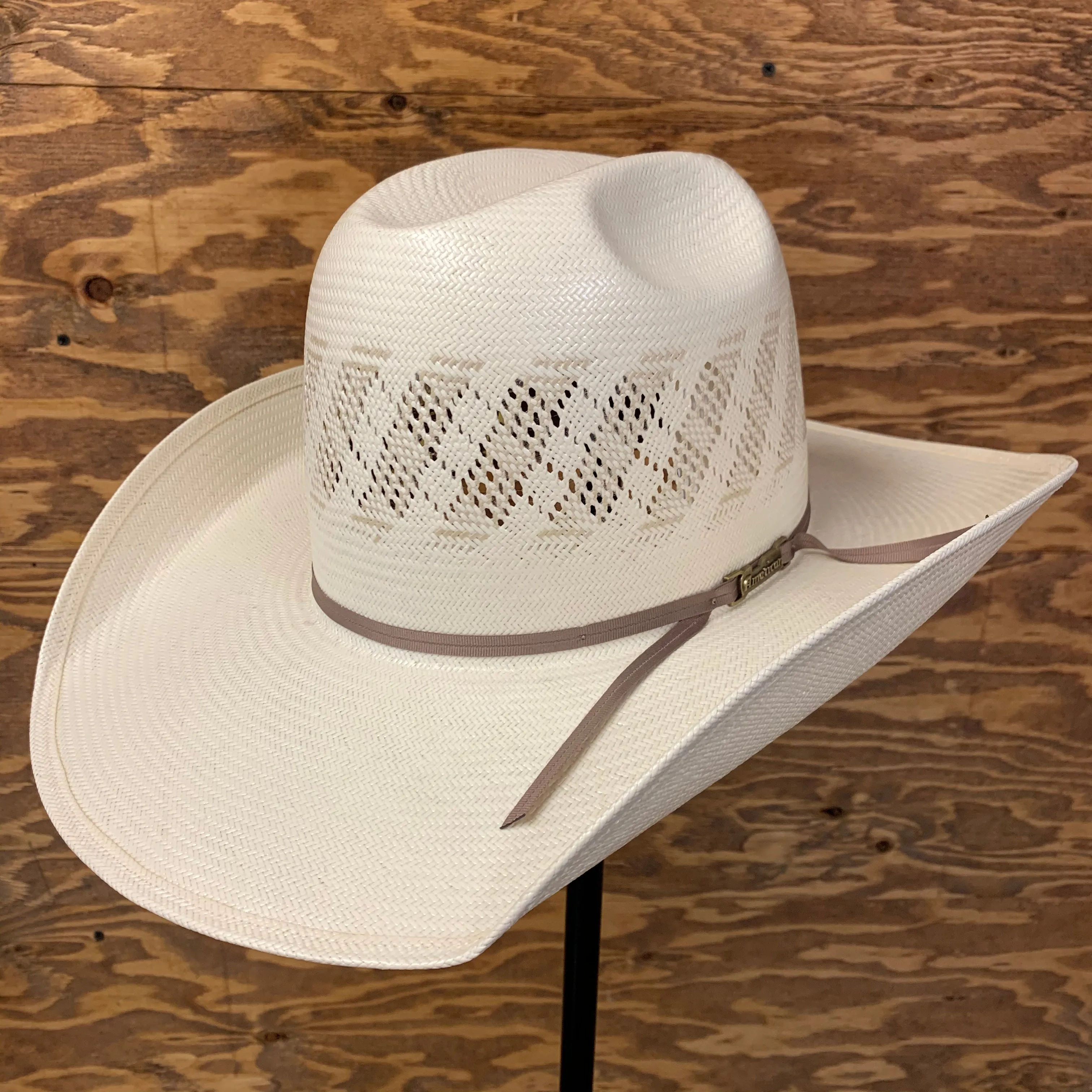 American Hat Co. Straw #6300 Crown: Minnick Brim: 4" CHL Trim: 2 CAHS