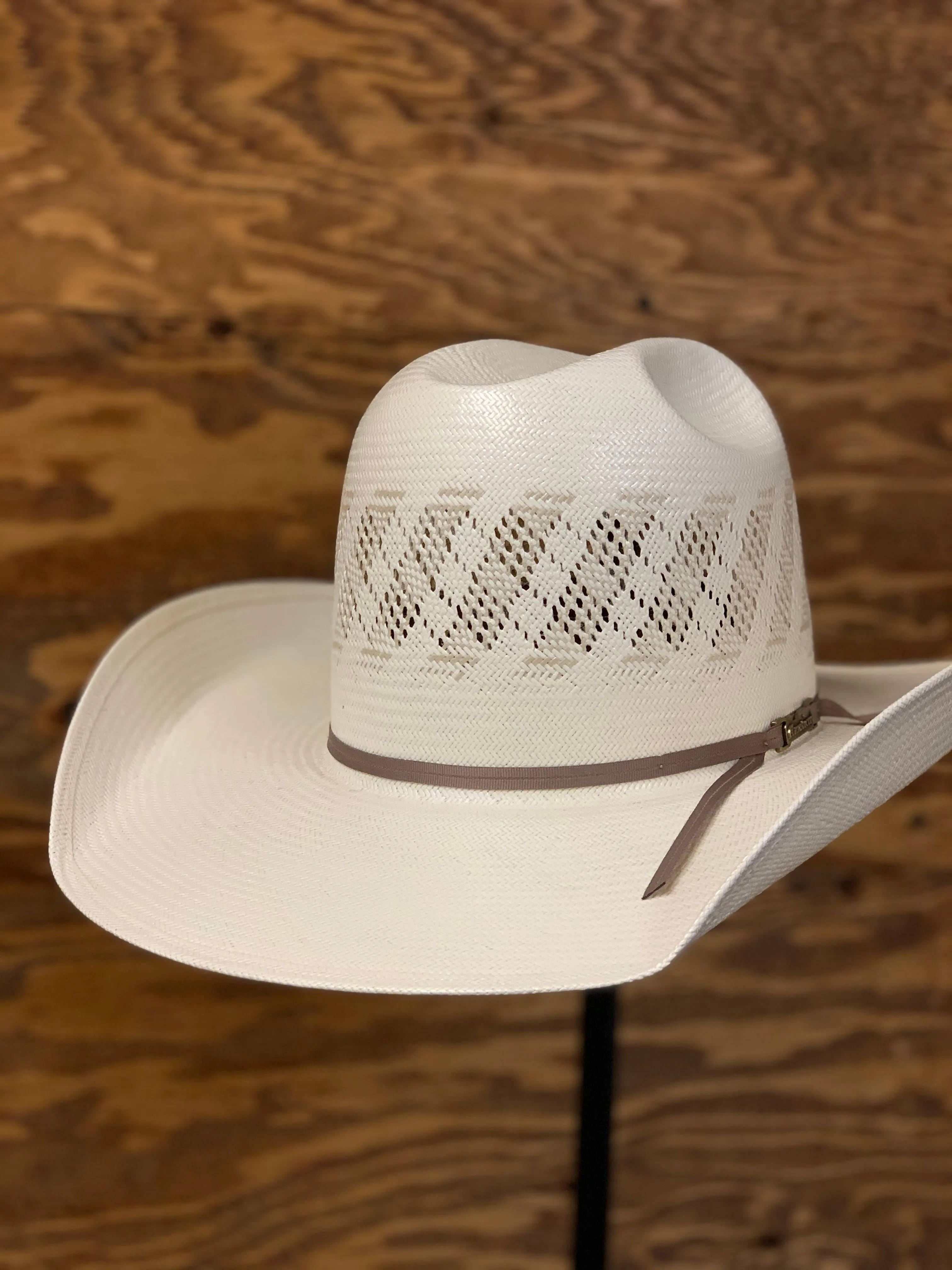 American Hat Co. Straw #6300 Crown: Minnick Brim: 4" CHL Trim: 2 CAHS