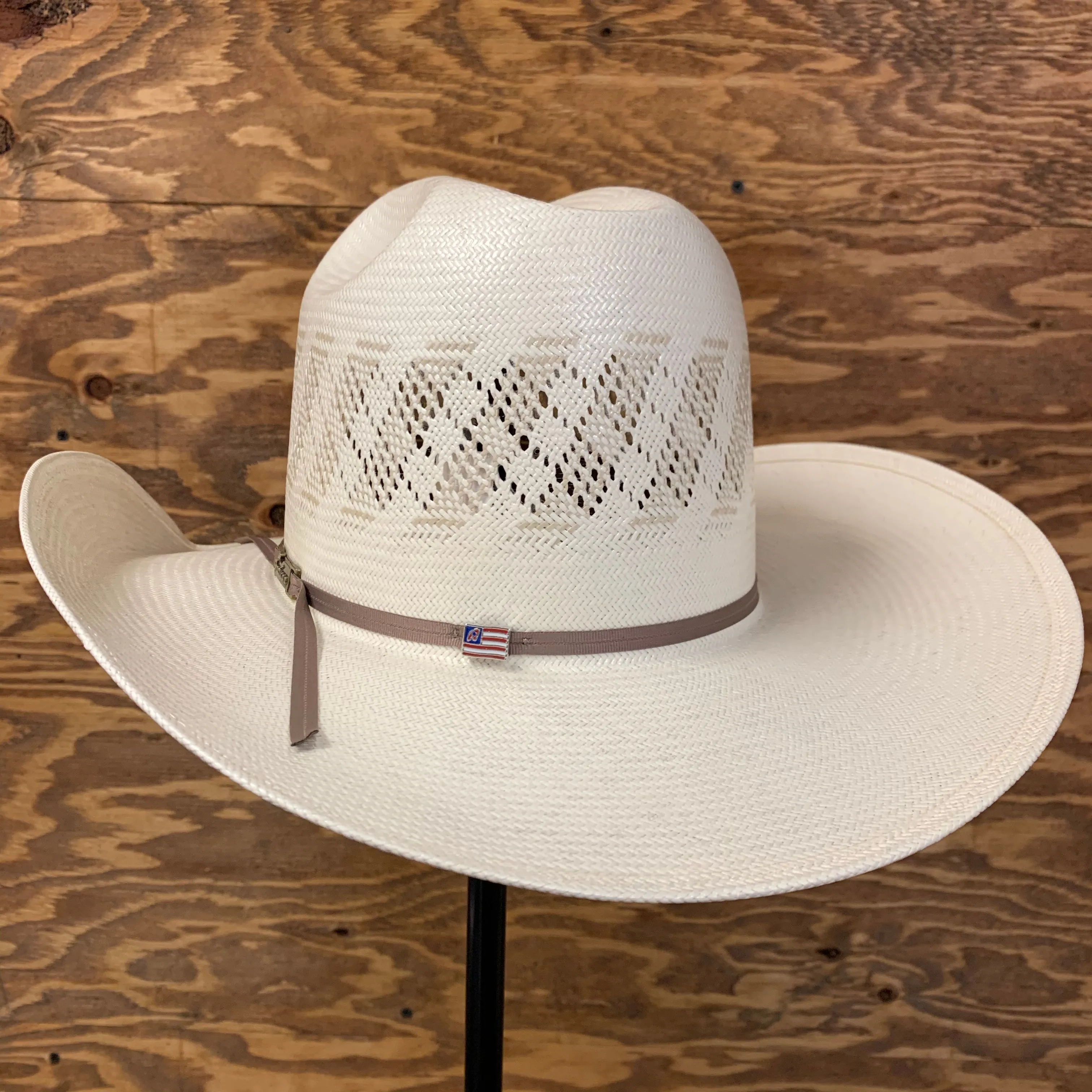 American Hat Co. Straw #6300 Crown: Minnick Brim: 4" CHL Trim: 2 CAHS