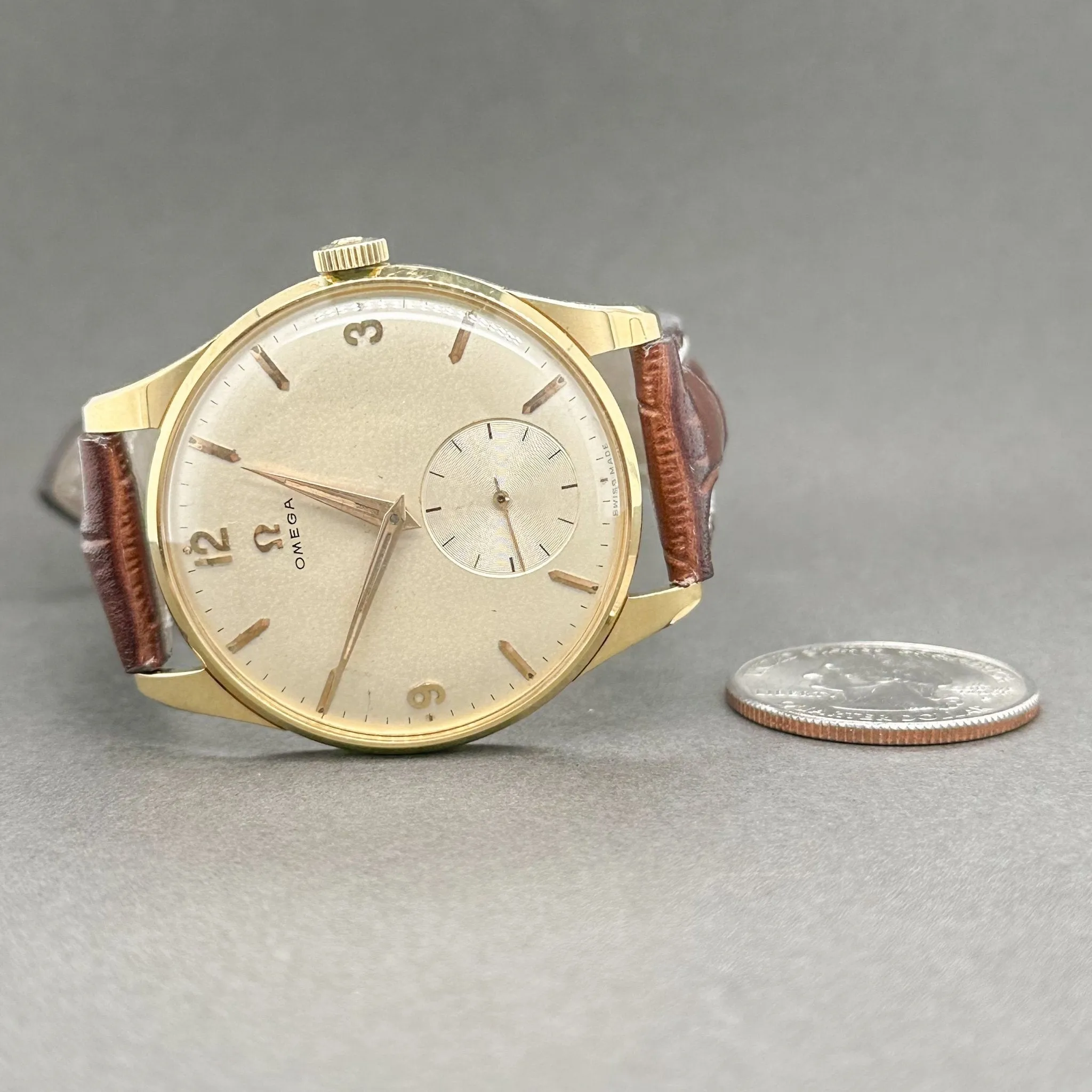 Estate Omega 14K Y Gold Tresor Men’s Manual Watch Ref#2896 4