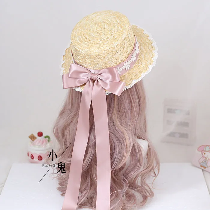 Forest Bow Straw Hat