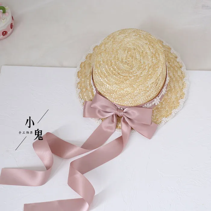 Forest Bow Straw Hat