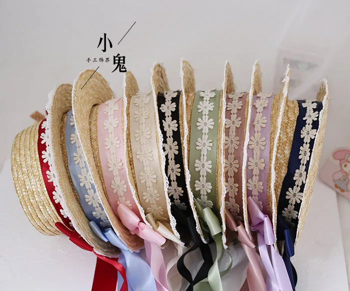 Forest Bow Straw Hat