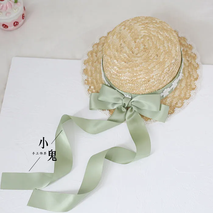 Forest Bow Straw Hat