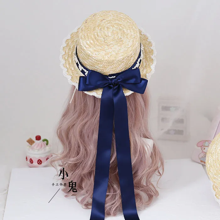Forest Bow Straw Hat
