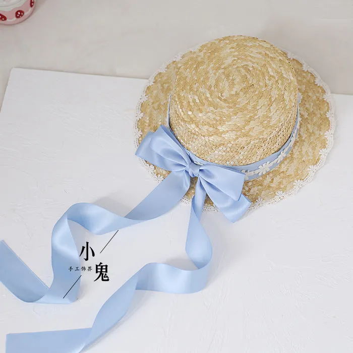 Forest Bow Straw Hat