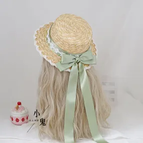 Forest Bow Straw Hat
