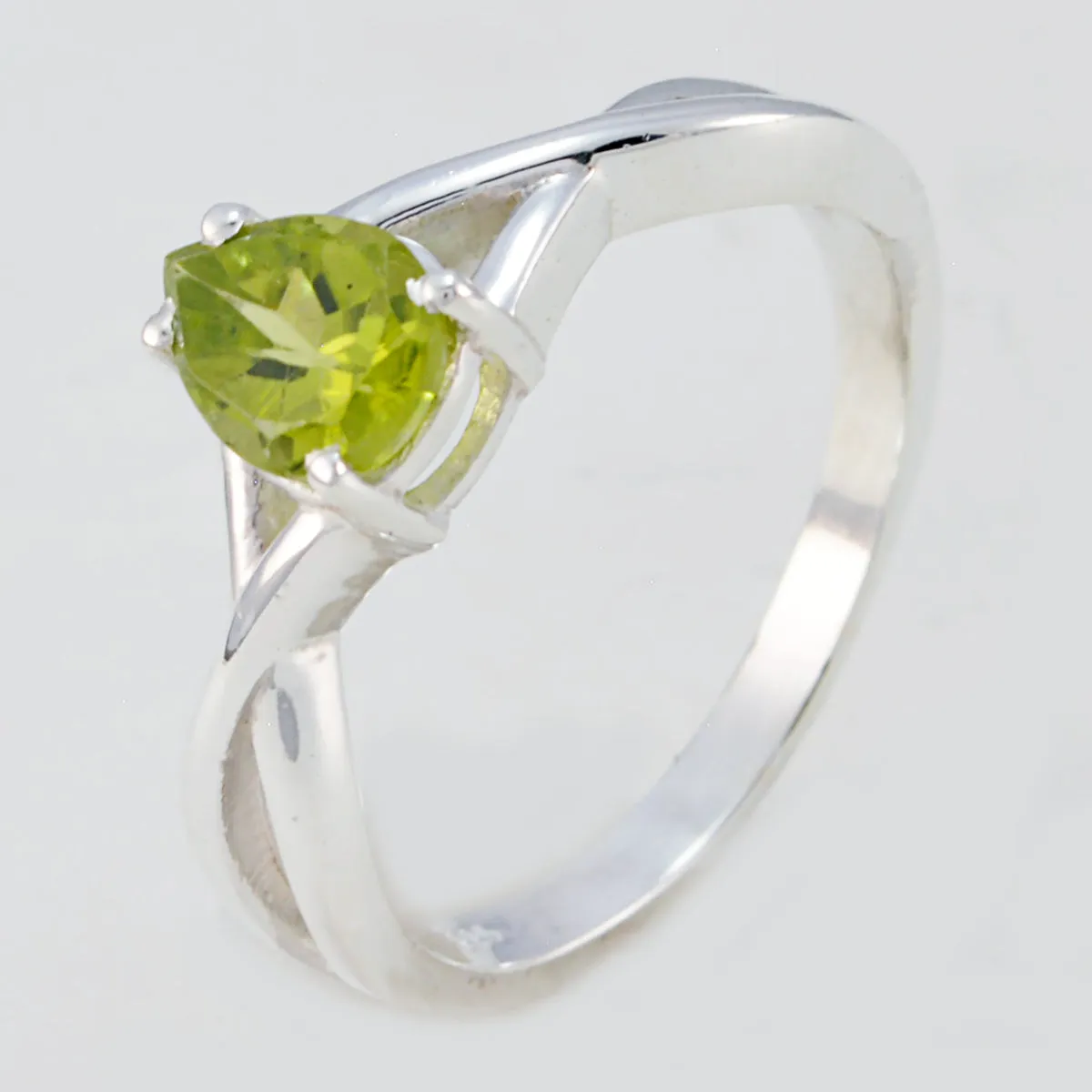 Inviting Gemstones Peridot Sterling Silver Rings Gift Father'S Day