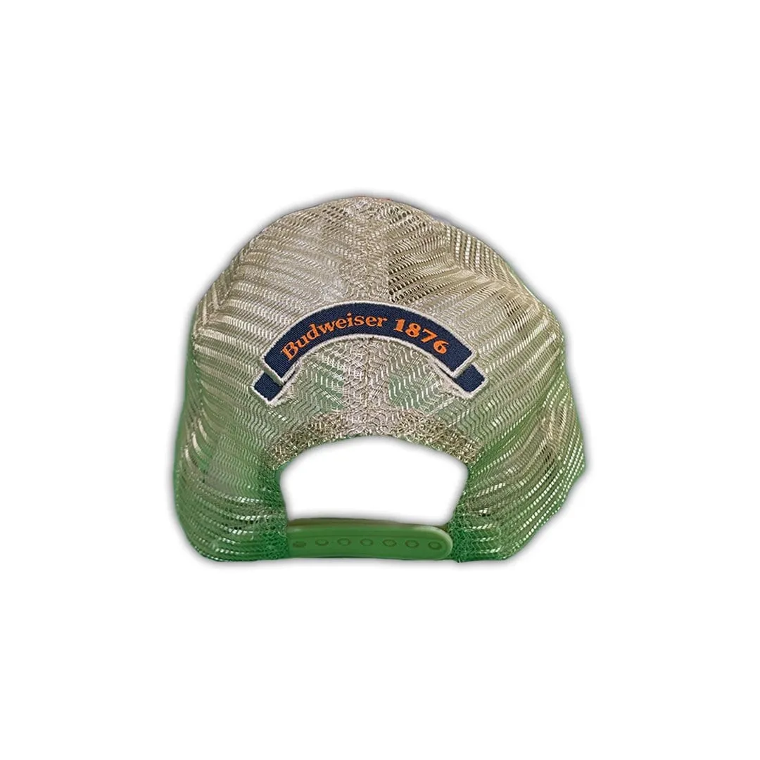 Orange Budweiser Mesh Hat