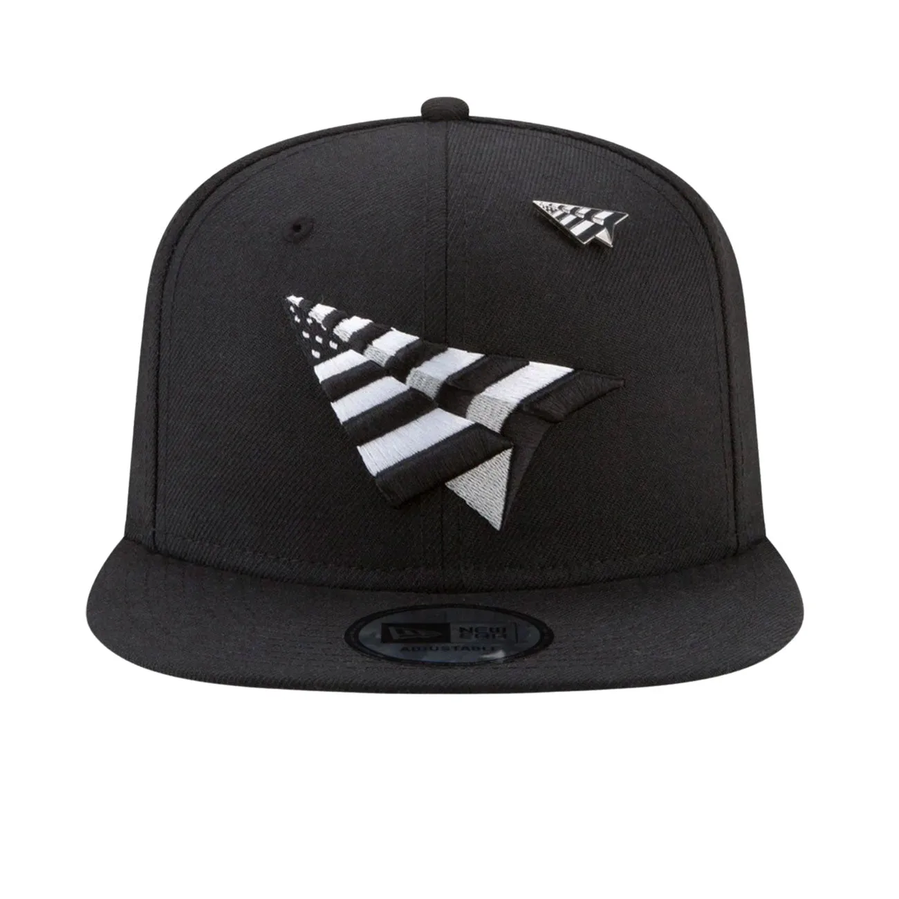 Paper Planes Original Crown Old School Snapback (Black/Green Undervisor)