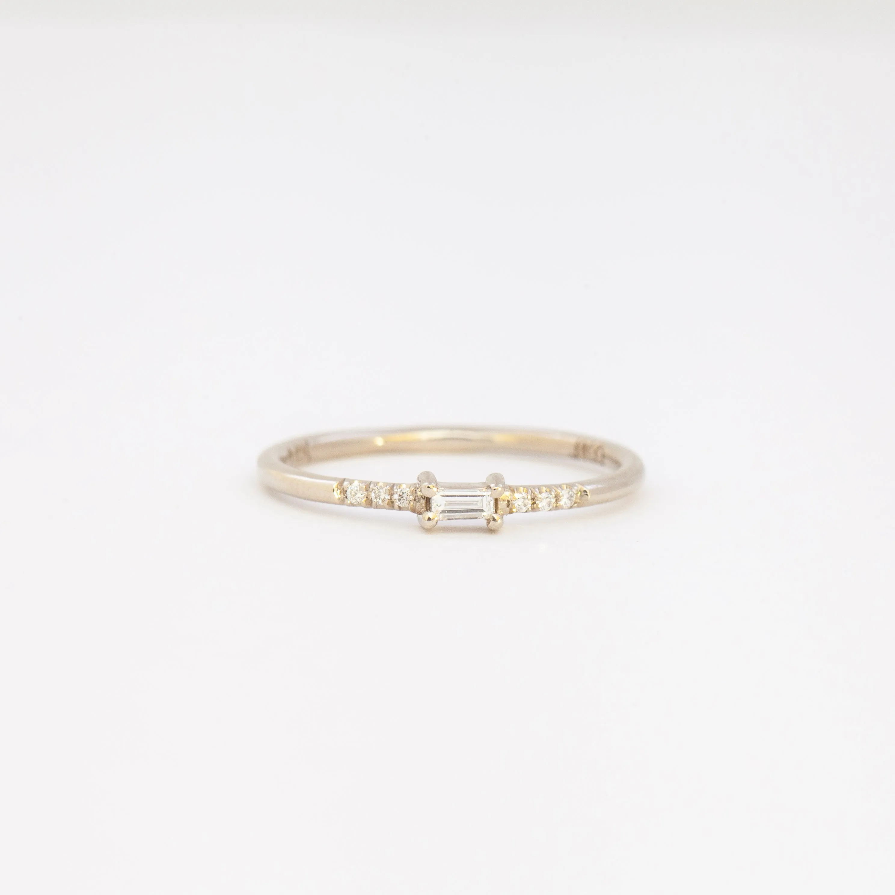Petite Baguette Equilibrium Ring