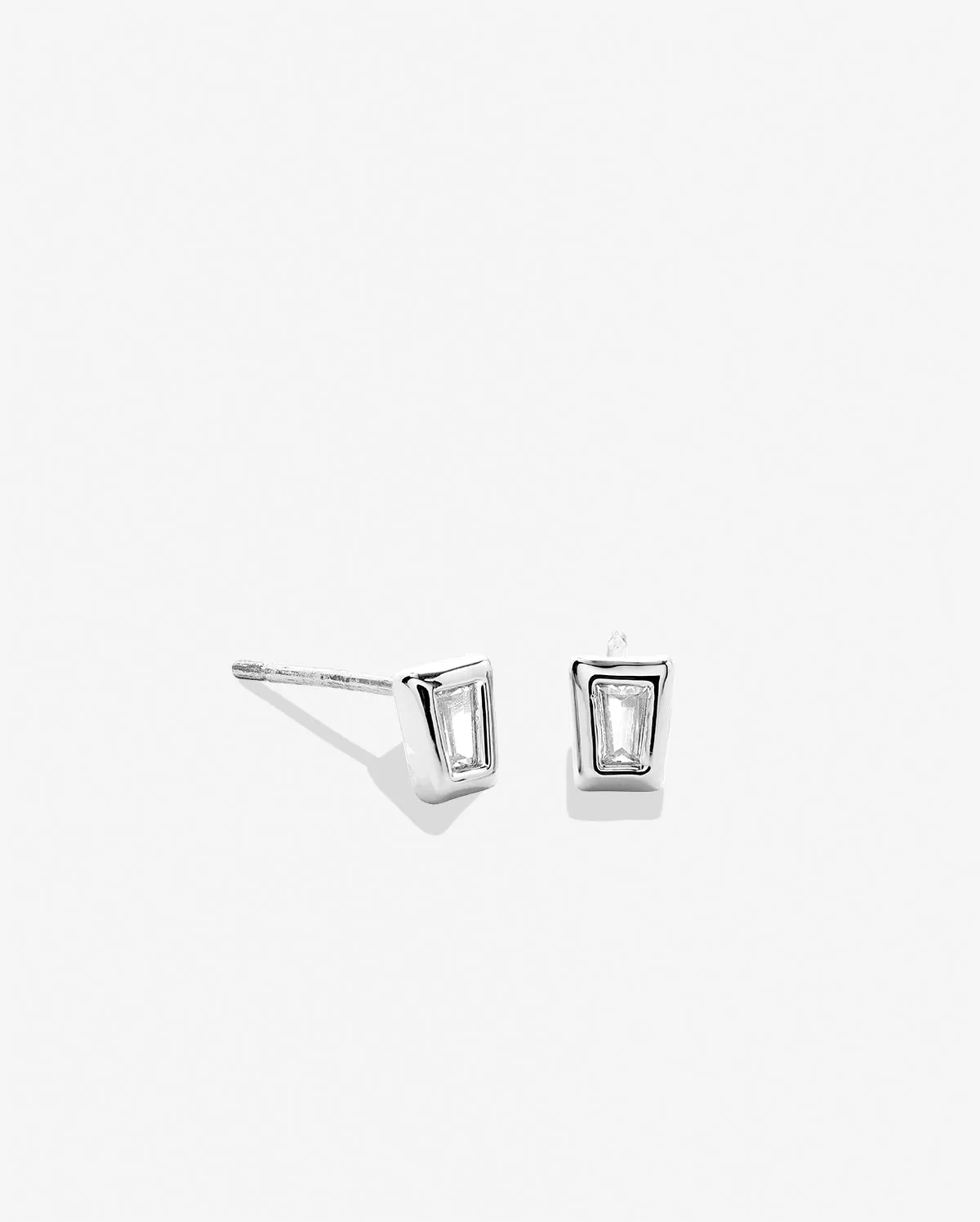 Radiance Baguette Stud Earrings