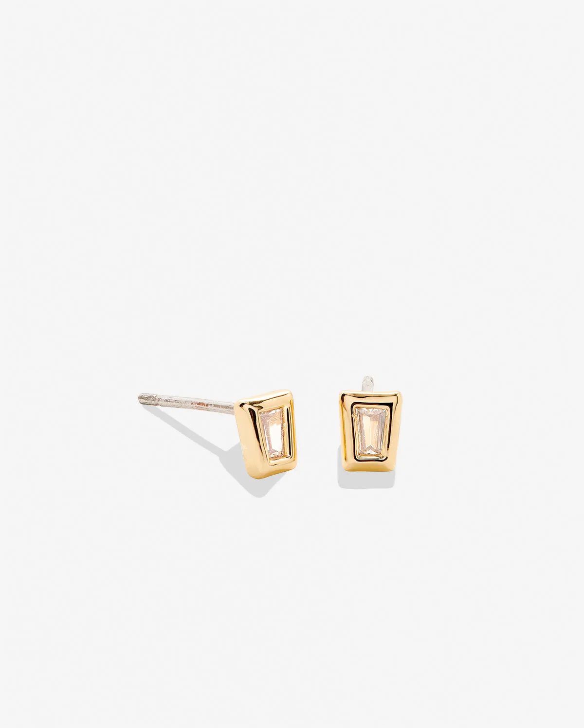 Radiance Baguette Stud Earrings
