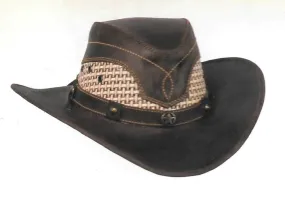 Stone Hats Genuine Leather Cowboy Hat TOM-7101